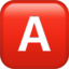 A Button (blood Type) emoji PNG