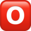 O Button (blood Type) emoji PNG