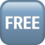 Download Free Button emoji, Apple style