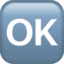 Ok Button emoji, Apple design