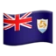 Flag: Anguilla emoji on iPhone