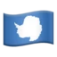 Flag: Antarctica emoji on iPhone