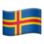 Flag: Åland Islands emoji PNG