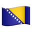 Flag: Bosnia & Herzegovina emoji PNG