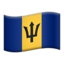 Flag: Barbados emoji PNG