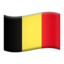 Flag: Belgium emoji PNG