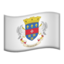Download Flag: St. Barthélemy emoji, Apple style