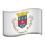Flag: St. Barthélemy emoji, Apple design
