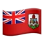 Flag: Bermuda emoji on iPhone