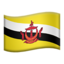 Flag: Brunei emoji PNG