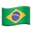 Flag: Brazil emoji on iPhone
