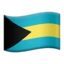 Flag: Bahamas emoji on iPhone