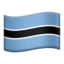 Flag: Botswana emoji on iPhone