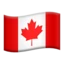 Flag: Canada emoji on iPhone