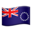 Flag: Cook Islands emoji PNG