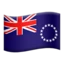 Flag: Cook Islands emoji on iPhone