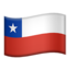 Flag: Chile emoji PNG