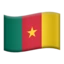 Flag: Cameroon emoji on iPhone