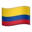 Flag: Colombia emoji on iPhone