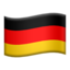 Download Flag: Germany emoji, Apple style