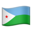 Flag: Djibouti emoji PNG