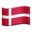 Flag: Denmark emoji PNG