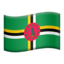 Flag: Dominica emoji PNG