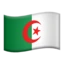 Flag: Algeria emoji on iPhone