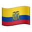 Flag: Ecuador emoji on iPhone