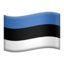 Flag: Estonia emoji PNG