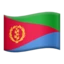Flag: Eritrea emoji on iPhone