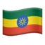 Flag: Ethiopia emoji on iPhone