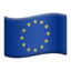 Download Flag: European Union emoji, Apple style
