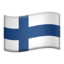 Download Flag: Finland emoji, Apple style