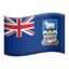 Download Flag: Falkland Islands emoji, Apple style