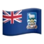 Flag: Falkland Islands emoji on iPhone