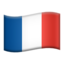 Download Flag: France emoji, Apple style