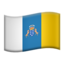 Flag: Canary Islands emoji PNG