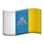 Flag: Canary Islands emoji on iPhone