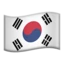 Flag: South Korea emoji, Apple design