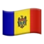 Flag: Moldova emoji, Apple design