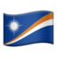 Download Flag: Marshall Islands emoji, Apple style