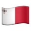 Flag: Malta emoji, Apple design