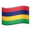 Flag: Mauritius emoji, Apple design