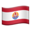 Download Flag: French Polynesia emoji, Apple style