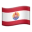 Flag: French Polynesia emoji on iPhone
