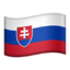 Download Flag: Slovakia emoji, Apple style