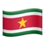 Flag: Suriname emoji, Apple design