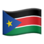 Download Flag: South Sudan emoji, Apple style