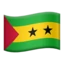 Flag: São Tomé & Príncipe emoji, Apple design
